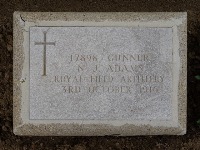 Struma Military Cemetery - Adams, Norton John